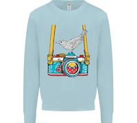 Felpa Con Fotografo Di Uccelli Per Bambini