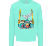 Felpa Con Fotografo Di Uccelli Per Bambini