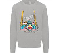 Felpa Con Fotografo Di Uccelli Per Bambini