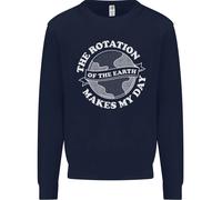 Felpa Con Giro Della Terra Astronomia Pianeti Per Bambini