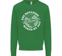 Felpa Con Giro Della Terra Astronomia Pianeti Per Bambini