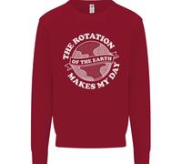 Felpa Con Giro Della Terra Astronomia Pianeti Per Bambini