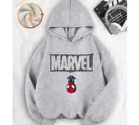 Felpa con girocollo per ragazzi/bambini, con grafica di Spider-Man carina e stampa di lettere creative, modello oversize casual e ampio, manica lunga 8 anni,9 anni,11-12 anni,13-14 anni,10 anniAnimale