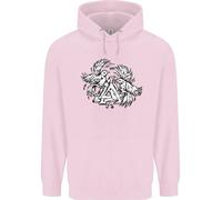 Felpa Con Il Simbolo Valknut Dei Vichinghi E I Corvi Uomo