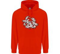 Felpa Con Il Simbolo Valknut Dei Vichinghi E I Corvi Uomo