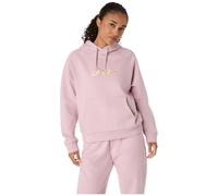 Felpa da tennis da donna Asics Logo Fleece Pullover - morganite - Rosa (L)