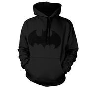Felpa Con Logo Inchiostrato Di Batman Ufficialmente Licenziata Taglie S-XXL