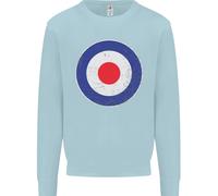 Felpa Con Logo MOD Scooter Biker RAF ROYAL AIR FORCE Per Bambini