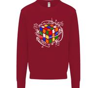 Felpa Con Maglione Divertente Enigma Rubix Cube Per Bambini