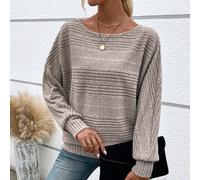 Felpa con maniche a pipistrello, manica lunga, adatta per laurea, ritorno a scuola, insegnanti, felpa autunnale per donna L,M,S,XLColore unicoTessuto in maglia