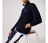 Felpa con mezza cerniera al collo Lacoste Sport Blu XL Tinta unita
