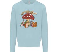 Felpa Con Riccio Di Natale E Funghi Per Bambini