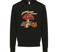 Felpa Con Riccio Di Natale E Funghi Per Bambini