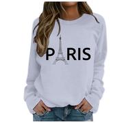 Felpa con scritta "God is Greater Than The Highs and Lows" da donna a maniche lunghe, cardigan grafico da donna, grigio chiaro., S