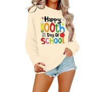 Felpa con scritta "God is Greater Than The Highs and Lows" da donna, a maniche lunghe, grafica, donna senza, beige., S