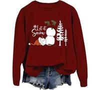 Felpa con scritta "Let It Snowing", divertente felpa natalizia, felpa unisex, Porpora, XL