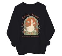 Felpa con scritta "Oh No I Forgot To Socialize The Children Homeschool Mom Shirt, Nero-1, XL
