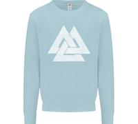Felpa Con Simbolo Valknut Viking Norse Mythology Thor Per Bambini