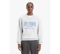 Felpa con stampa e scollo a V Grigio / Light Heather Grey / Federal Blue levi > clothing > men > sweaters > sweatshirts