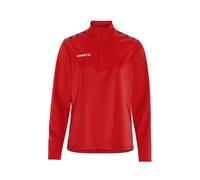Felpa con zip a metà da donna Craft Sduad Go Rouge L