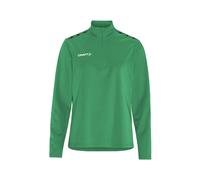 Felpa con zip a metà da donna Craft Sduad Go Vert M