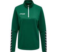 Felpa con zip a metà da donna Hummel hmlAUTHENTIC Vert M