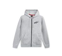 Felpa Con Zip Alpinestars Ageless Grigia Heather Nera