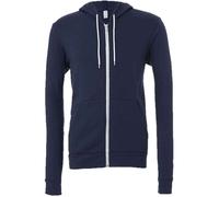 Felpa Con Zip Completa Bella+Canvas A Maniche Lunghe Con Cappuccio