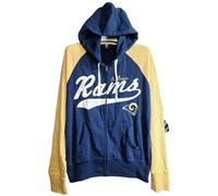 Felpa Con Zip Completa G-III Donna St. Louis Rams All World, Gialla/Blù, Media