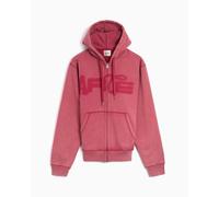 Felpa con zip con logo Relaxed Arte Antwerp Stencil Sunfade per uomo