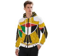 Felpa con Zip da Uomo Pakistan Emblema Nazionale Classico Comodo Top Giacca A Maniche Lunghe con Polsini A Coste Ideale per Il Weekend Stile Classico del Regno Unito Felpe da Lavoro