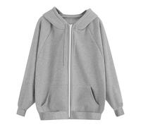 Felpa Con Zip Donna Felpa Donna Con Cappuccio Tasca Per Gatto Oversize Stitch Zip Leggera Neoprene Bianca Ragazza Cerniera Felpe Firmate Curvy Lunga Coperta Divertente Over Maglia Corta Sportiva