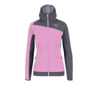 Felpa con zip e cappuccio donna Karpos Averau Rose XS