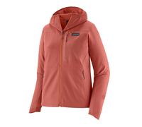 Felpa con zip e cappuccio donna Patagonia R1 CrossStrata Rouge XL