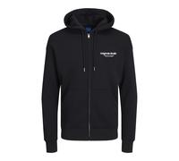 Jorvesterbro Sweat Zip Hood Noos by Jack & Jones L Nero