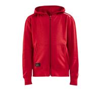 Felpa con zip e cappuccio per bambini Craft community Rouge 6/8 ans