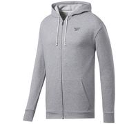 Felpa con zip e cappuccio Reebok Training Essentials Gris XL