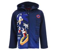 FELPA CON ZIP E CAPPUCCIO SONIC BAMBINO SUN CITY - HW1184BLU
