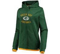 Felpa Con Zip Hyper Fandom Da Donna Dei Green Bay Packers