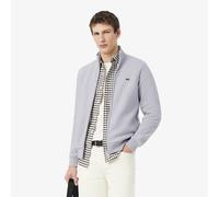 Felpa con zip in pile Grigio M Tinta unita