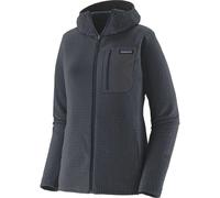 Felpa con cappuccio a zip intera patagonia r1 air donna blu