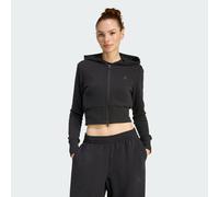 Adidas Felpa con zip intera Essentials Stagionali spugna francese nero XL