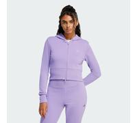 Felpa con zip intera in spugna francese Essentials stagionali Magic Lilac XS