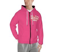 Felpa con Zip per Uomo E Donna Personalizzata - Il Tuo con Foto Testo, Felpa Zip Personalizzate, Disegna La Tua Felpa, Felpa su Misura, Regalo Vacanze, Tempo Libero, Sport, Viaggio, Festa