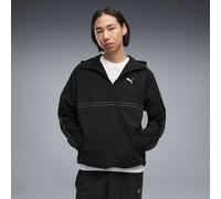 Felpa con zip PUMA Class dal taglio morbido da uomo, Accessori, Nero, L L