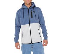 Felpa Con Zip Rip Curl Departed Anti-Series - Blu/Grigio