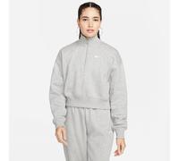 Felpa corta con zip a 1/4 Nike Sportswear Phoenix Fleece - Donna - Grigio XL (IT 52-54)