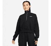 Felpa corta con zip a 1/4 Nike Sportswear Phoenix Fleece - Donna - Nero S Short