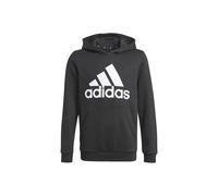 Felpa Cotone Garzato Bambino Adidas Essential cappuccio GN4027 Nero-Bianca