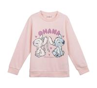 E_0002_S0741376 Stitch Felpa senza Cappuccio Stitch Rosa Taglia:6 anni Bambino